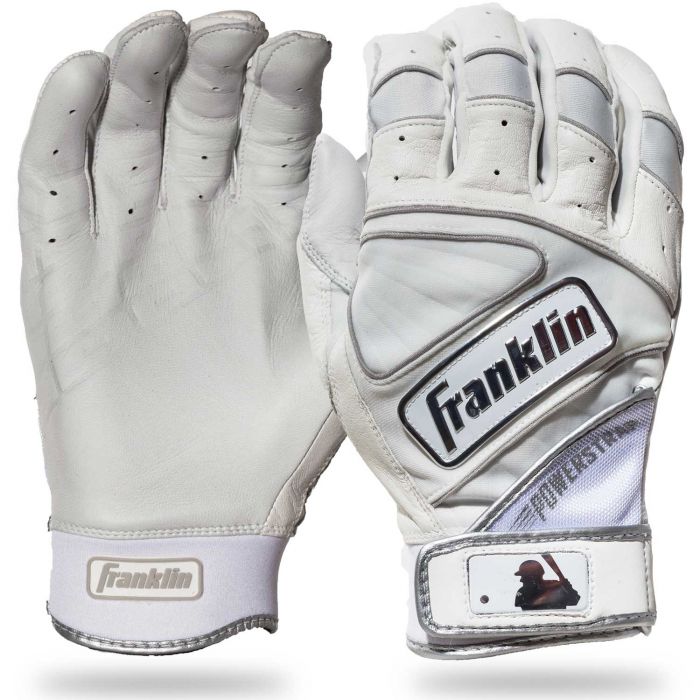 Guantes de Bateo Franklin Powerstrap Chrome_Blanco_S_sports zona