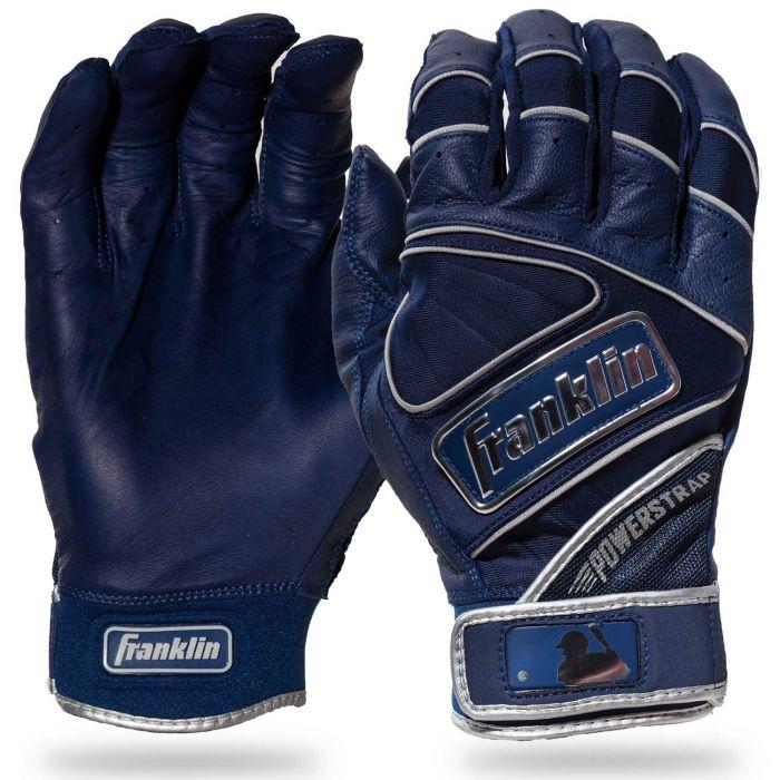 Guantes de Bateo Franklin Powerstrap Chrome_Navy_S_sports zona