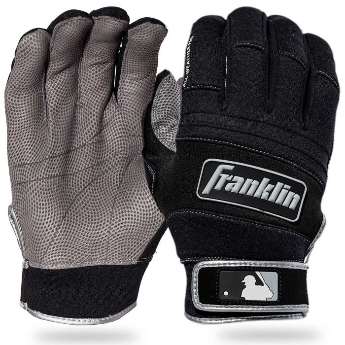 Guantes de Bateo Franklin Termo Regulable_Negro_Adulto_sports zona