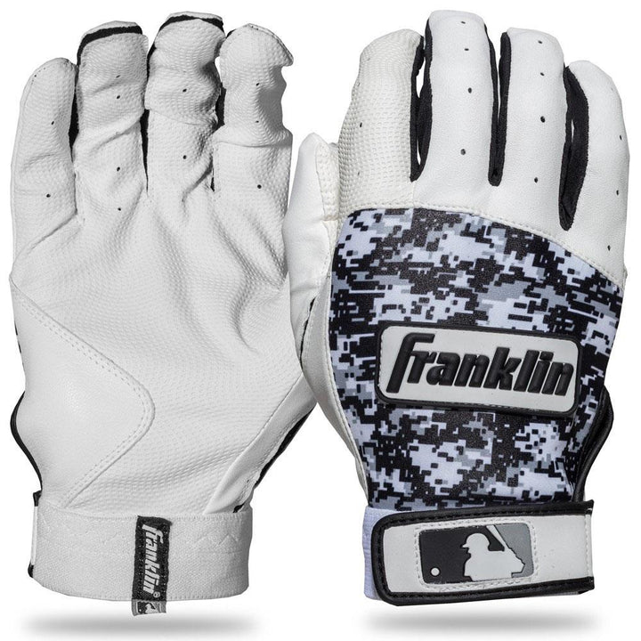 Guantes Juvenil Bateo Franklin Digitek_Blanco | Negro_S_sports zona