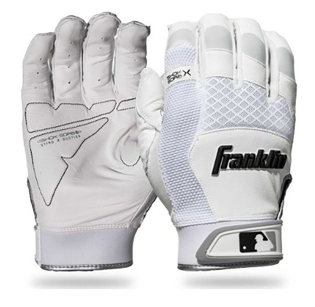 Guantes Juvenil Bateo Franklin Shok X_Blanco_M_sports zona
