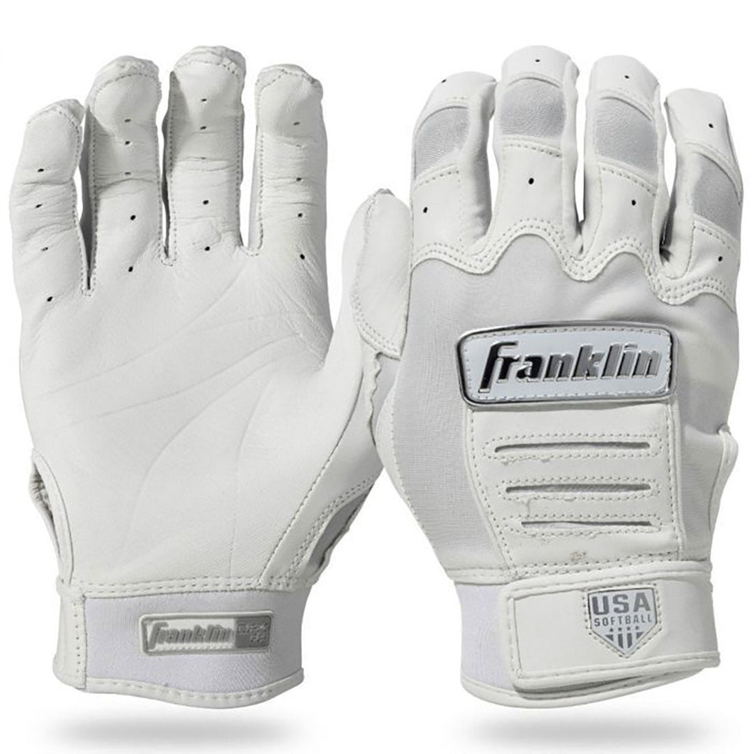 Guantes Para Bateo Femenino Franklin CFX_Blanco_S_sports zona