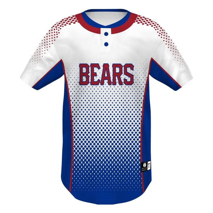 Holloway Jersey De Béisbol Dos Botones_Center Field__Sports Zona