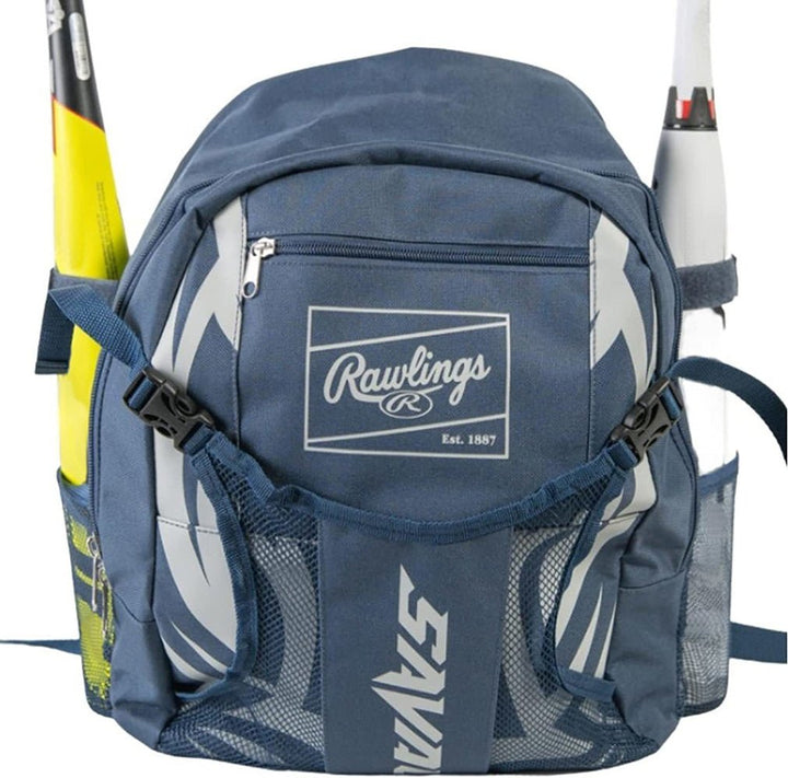 Mochila Béisbol Juvenil Rawlings Savage_Navy__Sports Zona