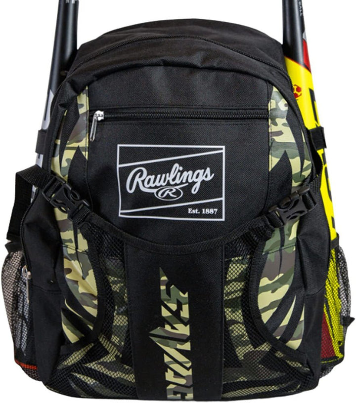 Mochila Béisbol Juvenil Rawlings Savage_Negro__Sports Zona