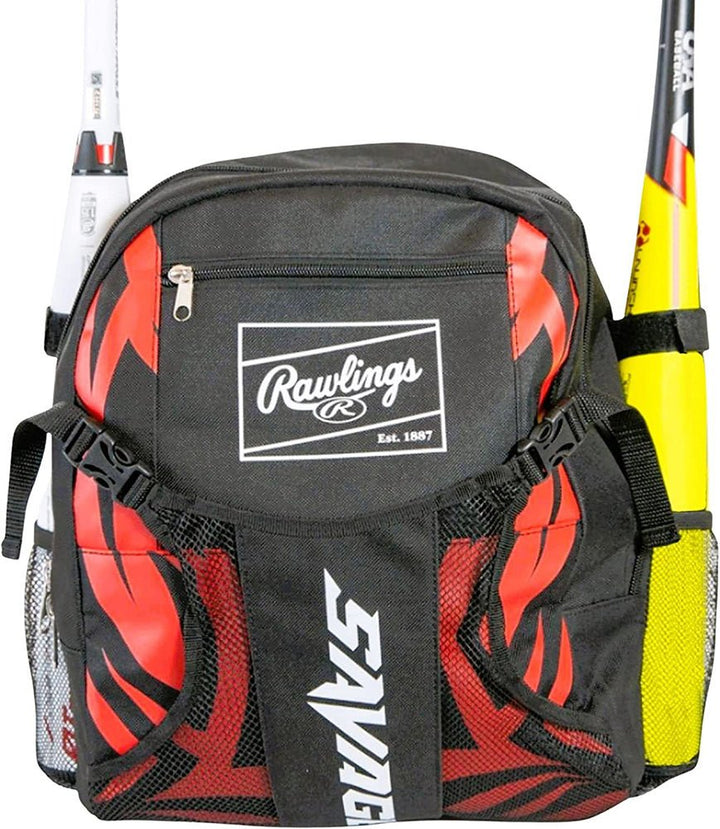 Mochila Béisbol Juvenil Rawlings Savage_Rojo__Sports Zona