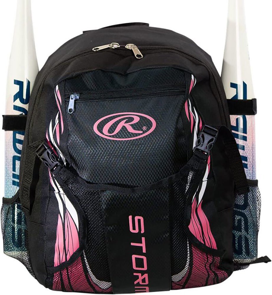 Mochila Béisbol Juvenil Rawlings Storm_Rosa__Sports Zona