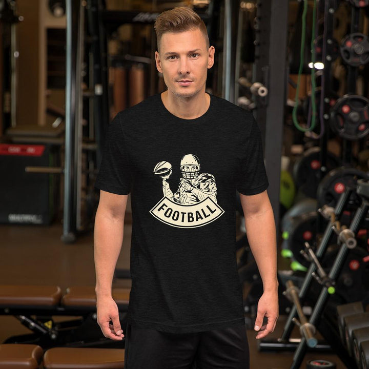 Camiseta de Football Player_Jaspeado negro_S_Sports Zona