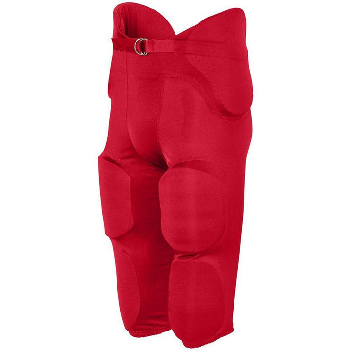 PANTALÓN FOOTBALL ALMOHADILLAS INTEGRADO_Juvenil_Rojo_Sports Zona