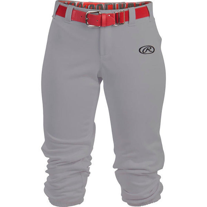 Pantalón Softbol Femenino Rawlings WL_Gris_Adulto S_sports zona