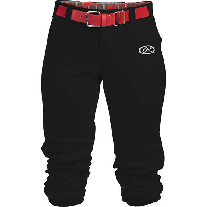 Pantalón Softbol Femenino Rawlings WL_Negro_Adulto S_sports zona