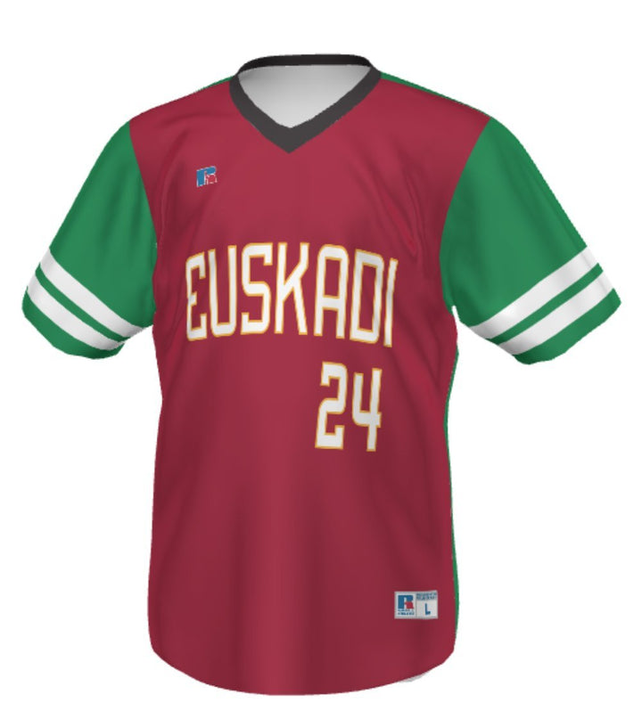 Russell Cuello V Béisbol Jersey_Ground Rule__sports zona