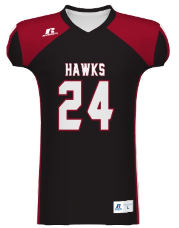 RUSSELL JUEGO FOOTBALL JERSEY_Brass__Sports Zona