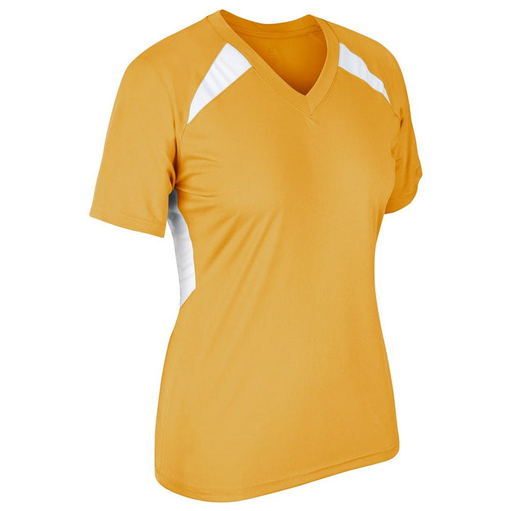 Softbol Jersey Champro Check_Gold/Blanco__Sports Zona
