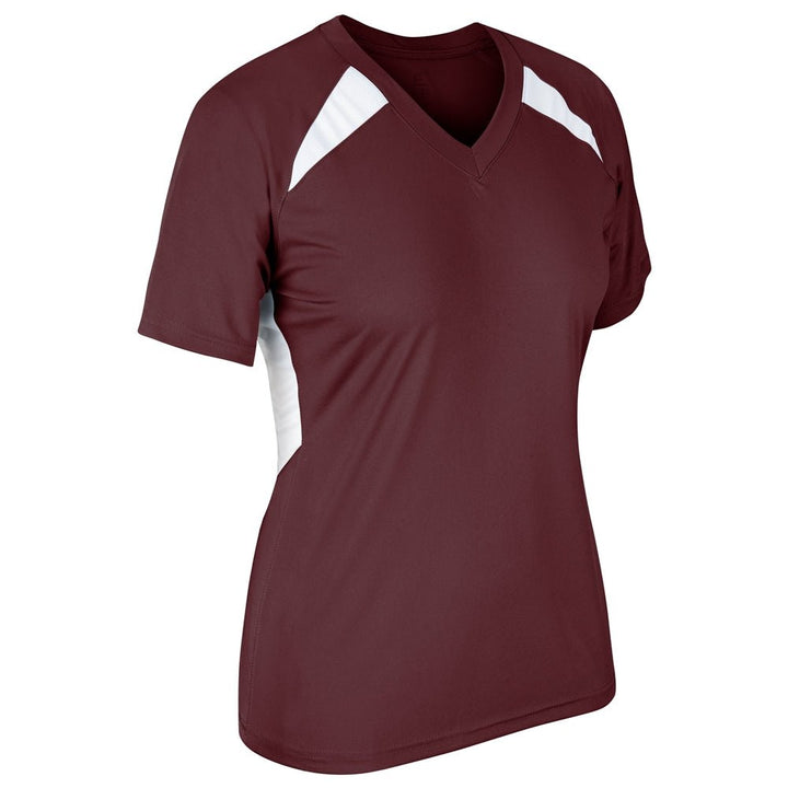 Softbol Jersey Champro Check_Granate/Blanco__Sports Zona