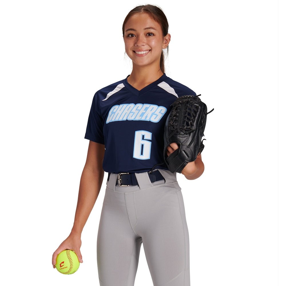 Softbol Jersey Champro Check_Navy/Blanco__Sports Zona