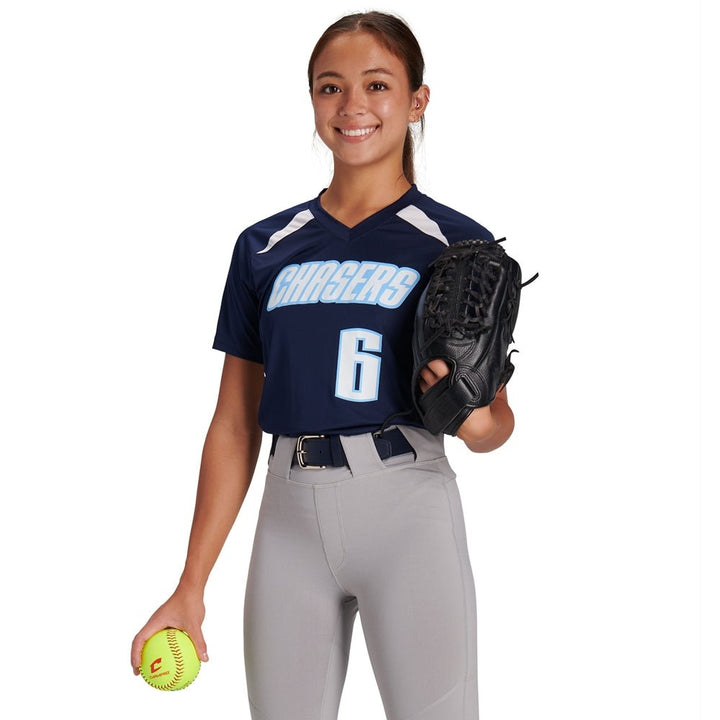 Softbol Jersey Champro Check_Navy/Blanco__Sports Zona