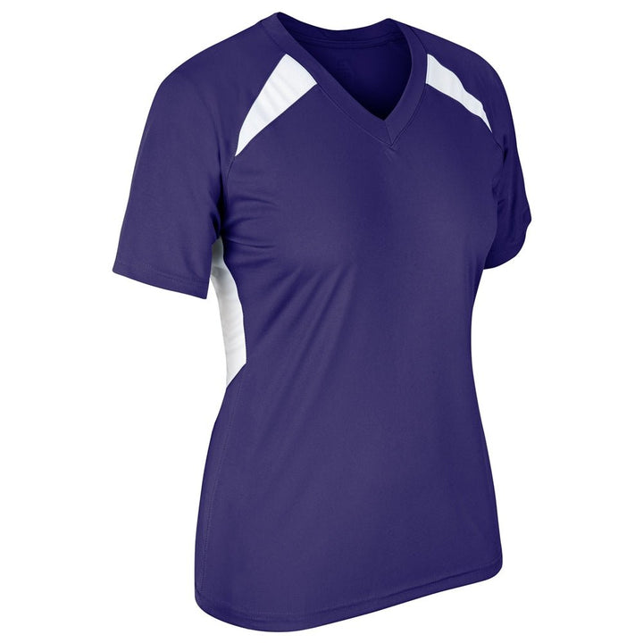 Softbol Jersey Champro Check_Púrpura/Blanco__Sports Zona