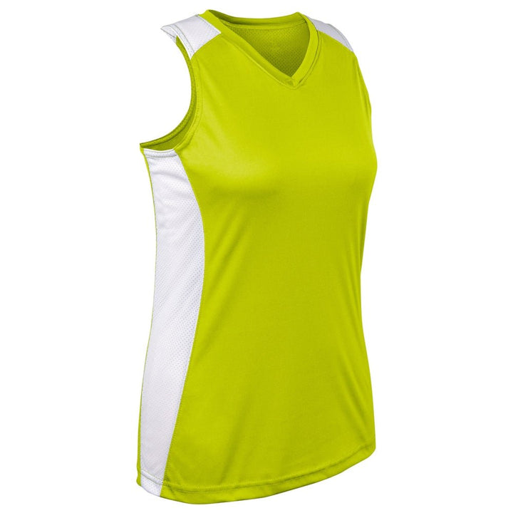 Softbol Jersey Champro Infinite V Racerback_Limon/Blanco__Sports Zona
