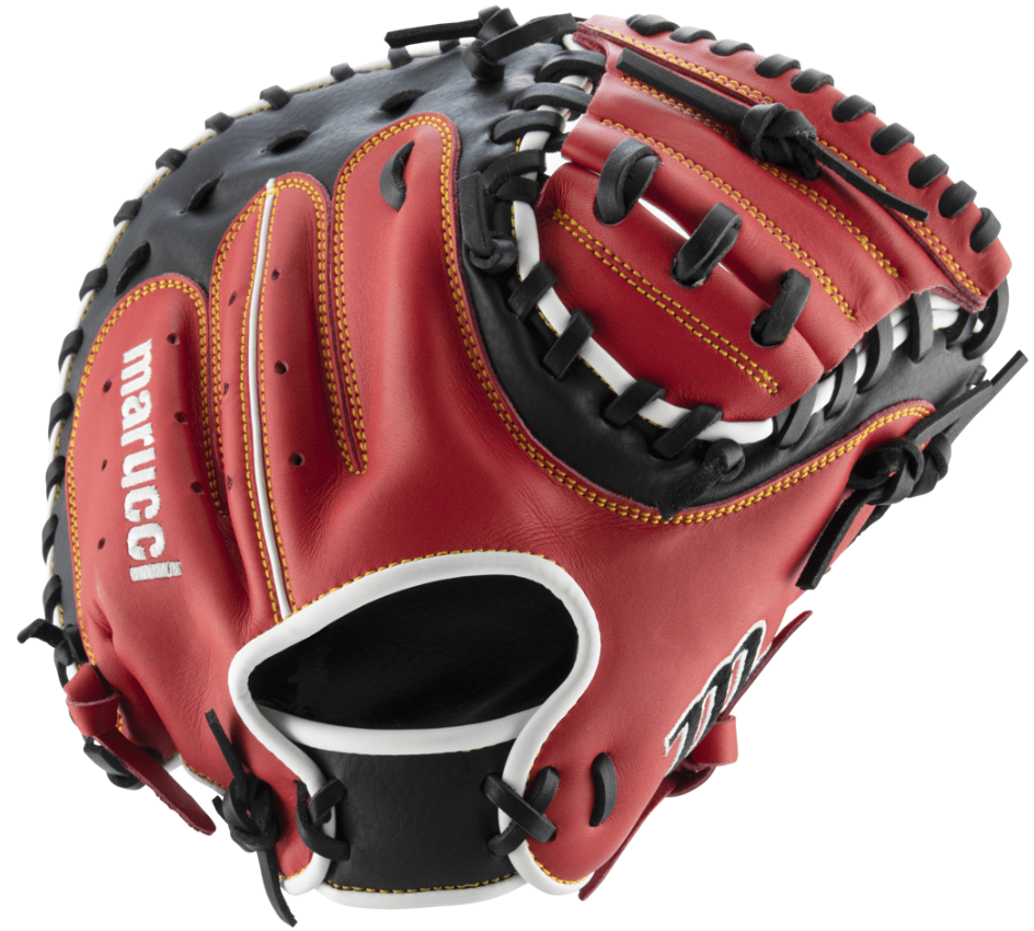 Guante Receptor Béisbol Marucci Caddo 31_Rojo_Mano Derecha_Sports Zona