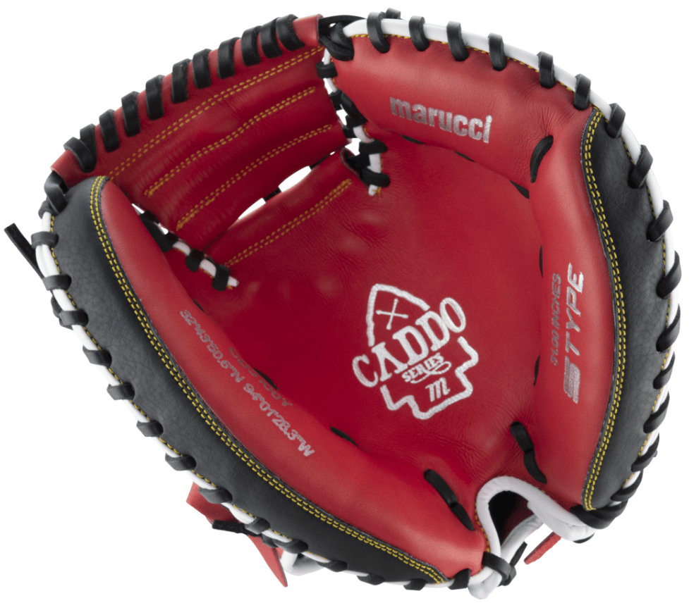 Guante Receptor Béisbol Marucci Caddo 31_Rojo_Mano Derecha_Sports Zona
