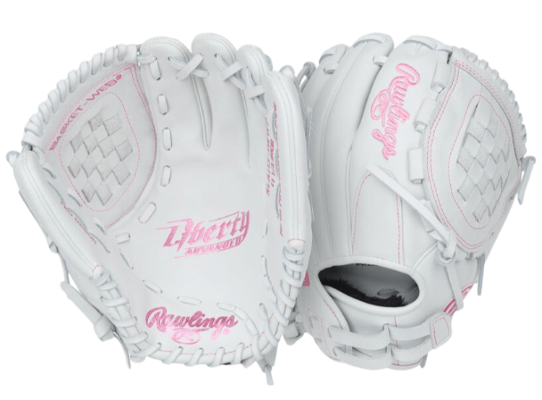 Guante Softbol Rawlings Liberty 11.5_Blanco_Mano Izquierda_Sports Zona