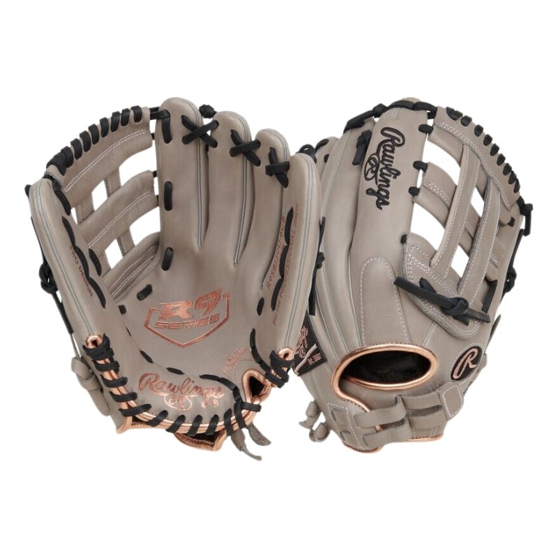 Guante Softbol Rawlings R9 12_Gris_Mano Izquierda_Sports Zona