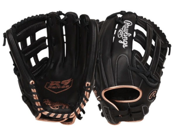 Guante Softbol Rawlings R9 13_Negro_Mano Izquierda_Sports Zona