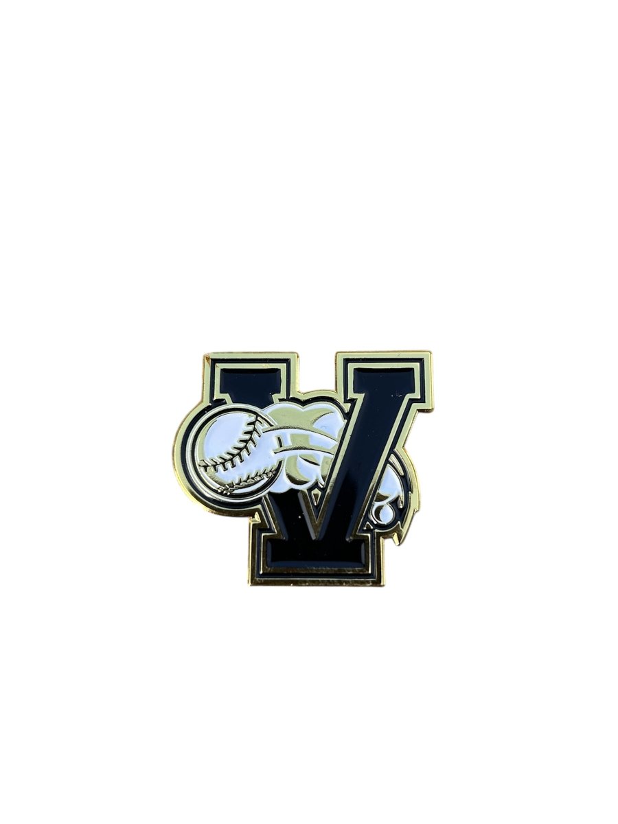 Pin Metal Logo V Baseball Vallès___Sports Zona