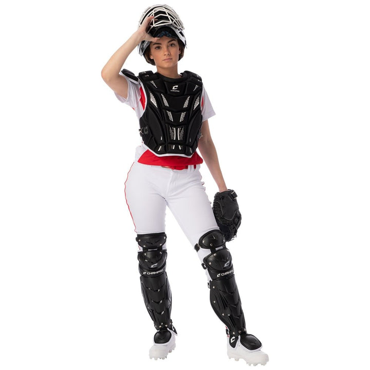 Set Receptor Fastpitch Champro_Negro_7-13 Años_Amer Sports Zona
