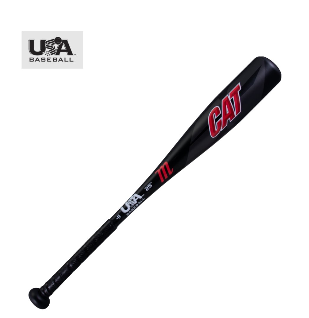 Bate Béisbol Juvenil Marucci Cat Usa -11_Negro_24"_Sports Zona