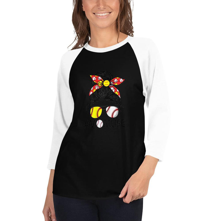 Camiseta Conmemorativa Béisbol Mother day_Negro/Blanco_XS_sports zona