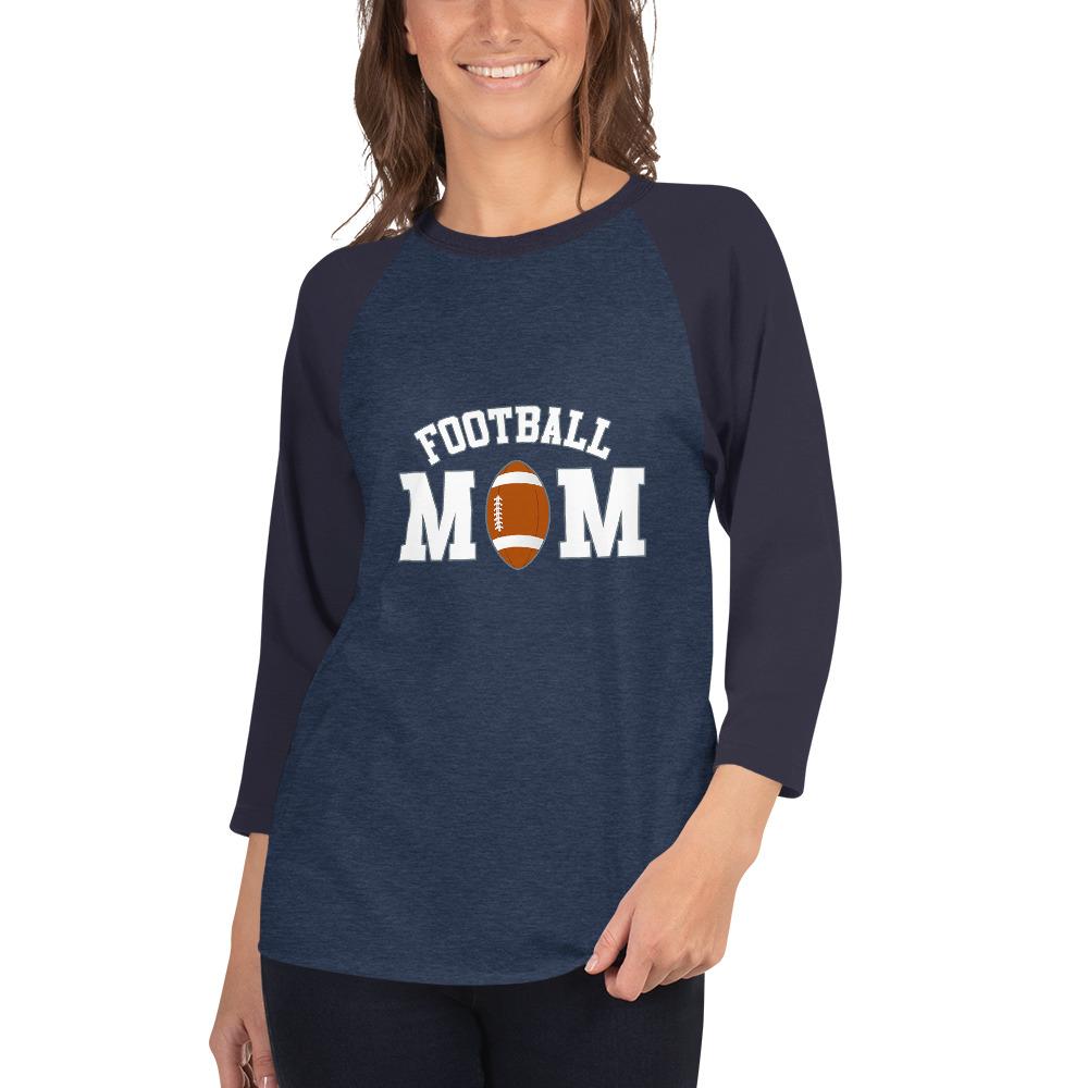 Camiseta Football Conmemorativa Mom_Denim jaspeado/Marino_XS_sports zona