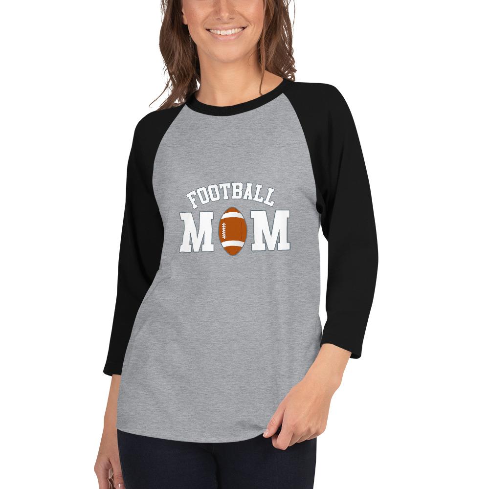 Camiseta Football Conmemorativa Mom_Gris jaspeado/Negro_XS_sports zona