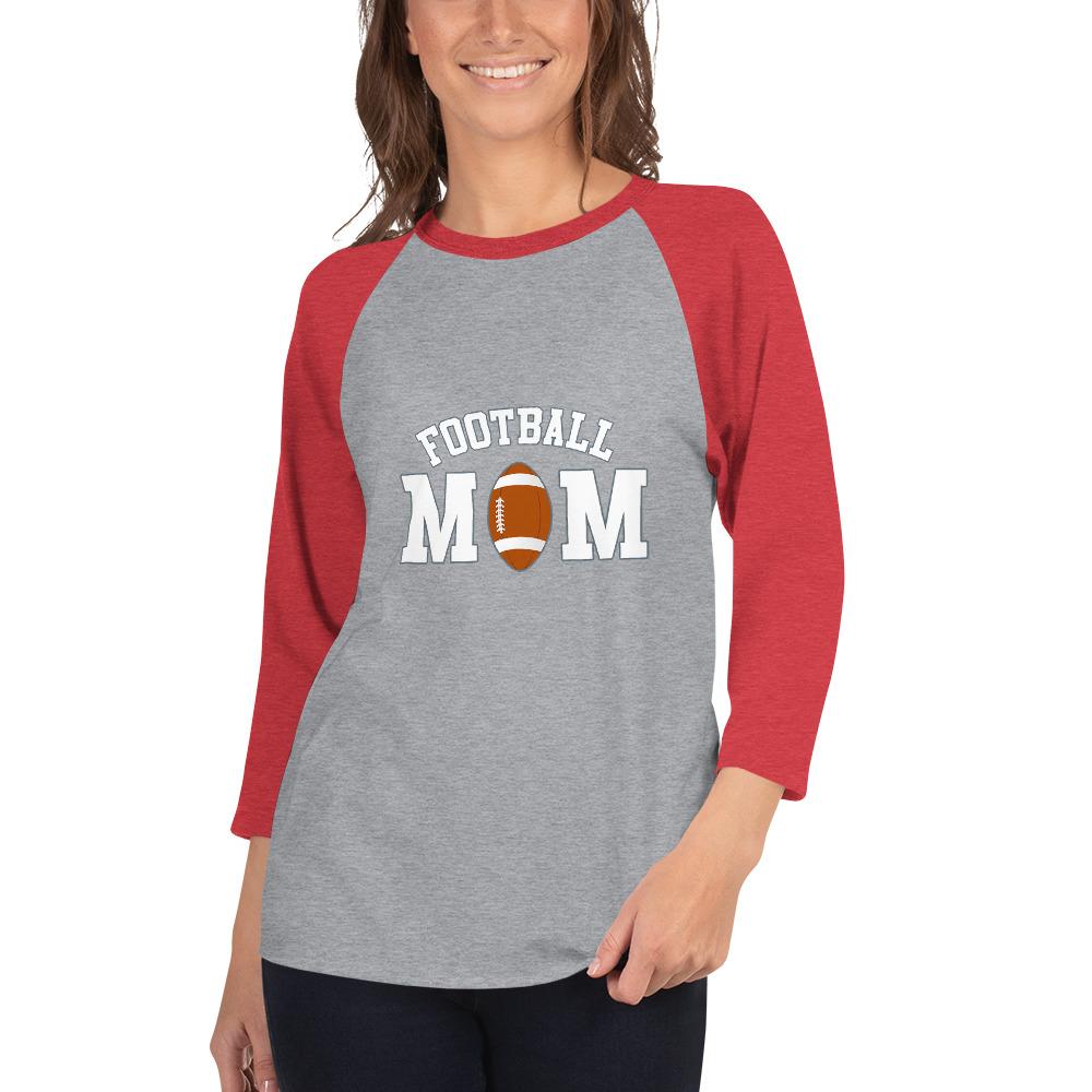 Camiseta Football Conmemorativa Mom_Gris jaspeado/Rojo jaspeado_XS_sports zona