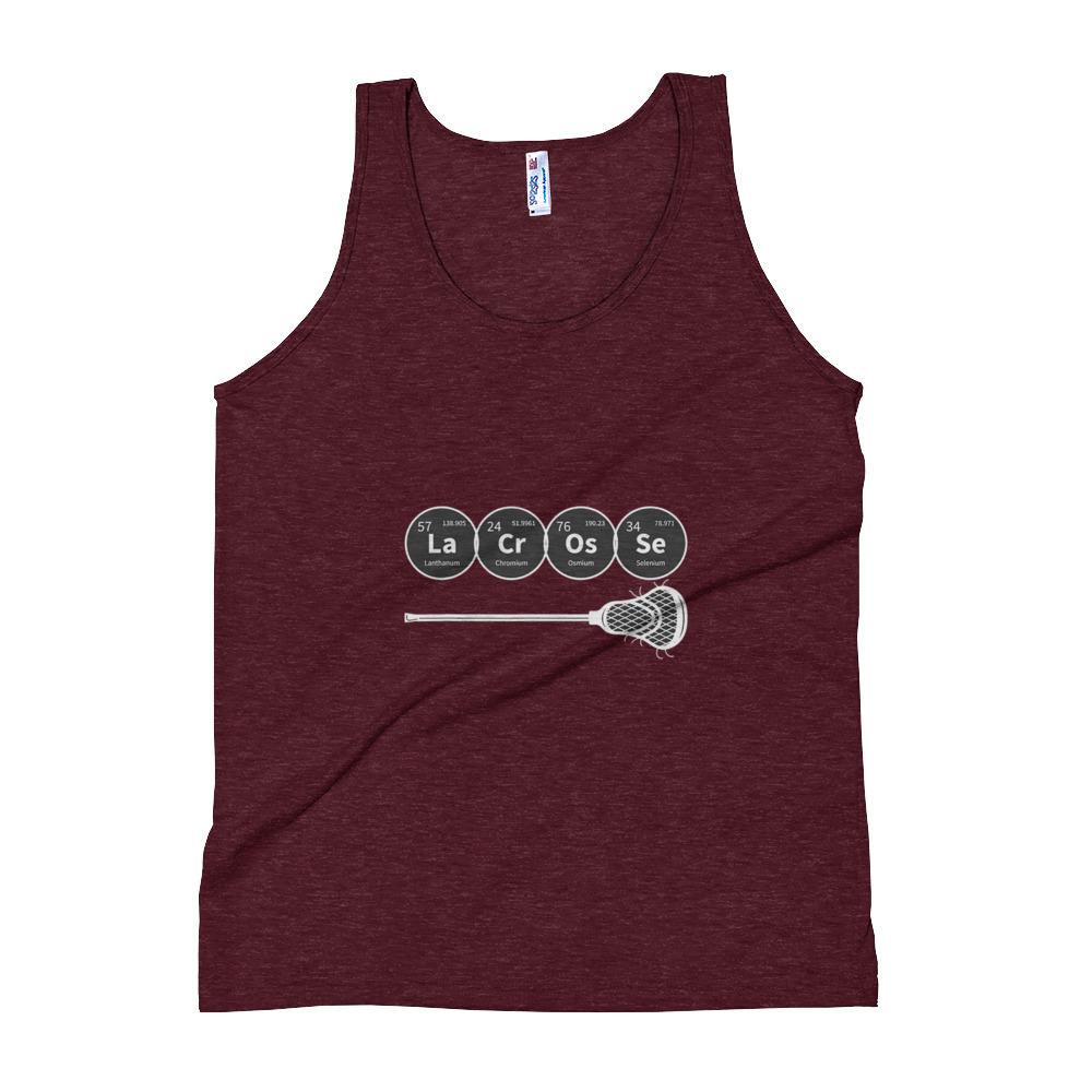 Camiseta Lacrosse Tirantes Tabla PeriódicaTri-ArándanoXSSports Zona