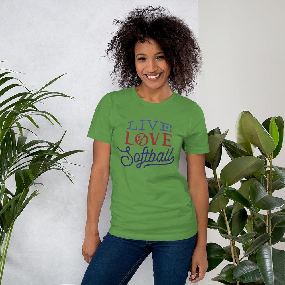 Camiseta Love SoftballHojaSSports Zona