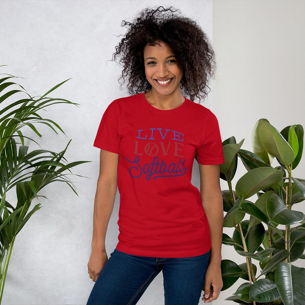 Camiseta Love SoftballRojoSSports Zona