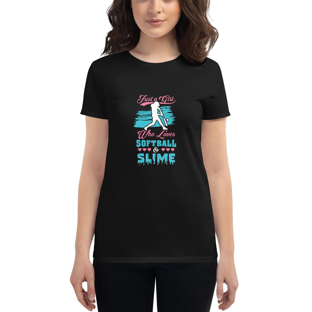 Camiseta softball SlimeNegroSSports Zona