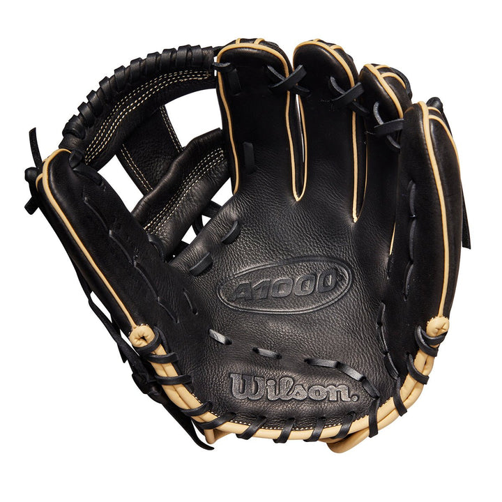 Guante Béisbol Wilson A1000 DP 11.5_Negro_Mano Izquierda_Sports Zona
