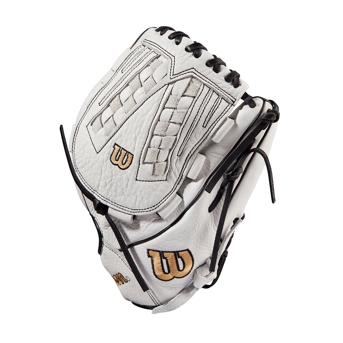Guante Softbol Wilson A1000 V125 12.5_Blanco_Mano Derecha_Sports Zona