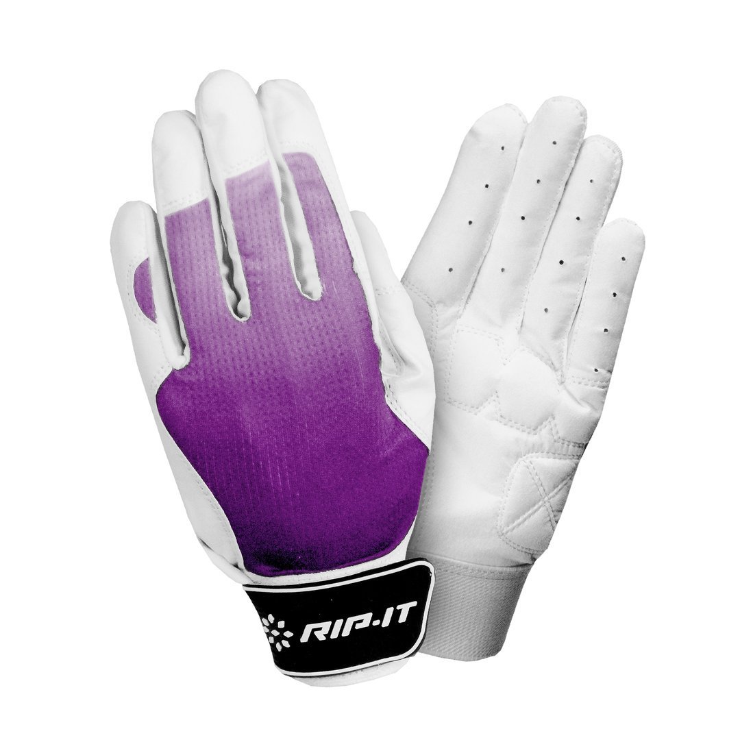 RIP-IT Guantes de Bateo Softbol Control_Púrpura_Chicas_sports zona