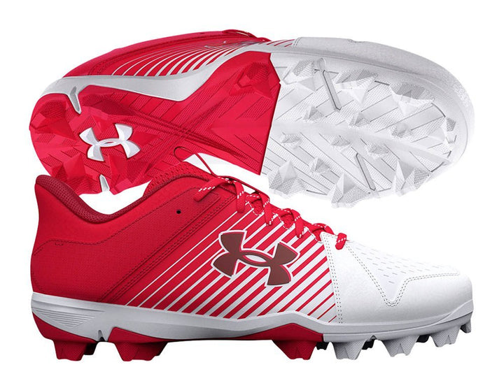 Zapatillas Béisbol Moldeado Juvenil Under Armour Leadof_Rojo_US 4_Sports Zona